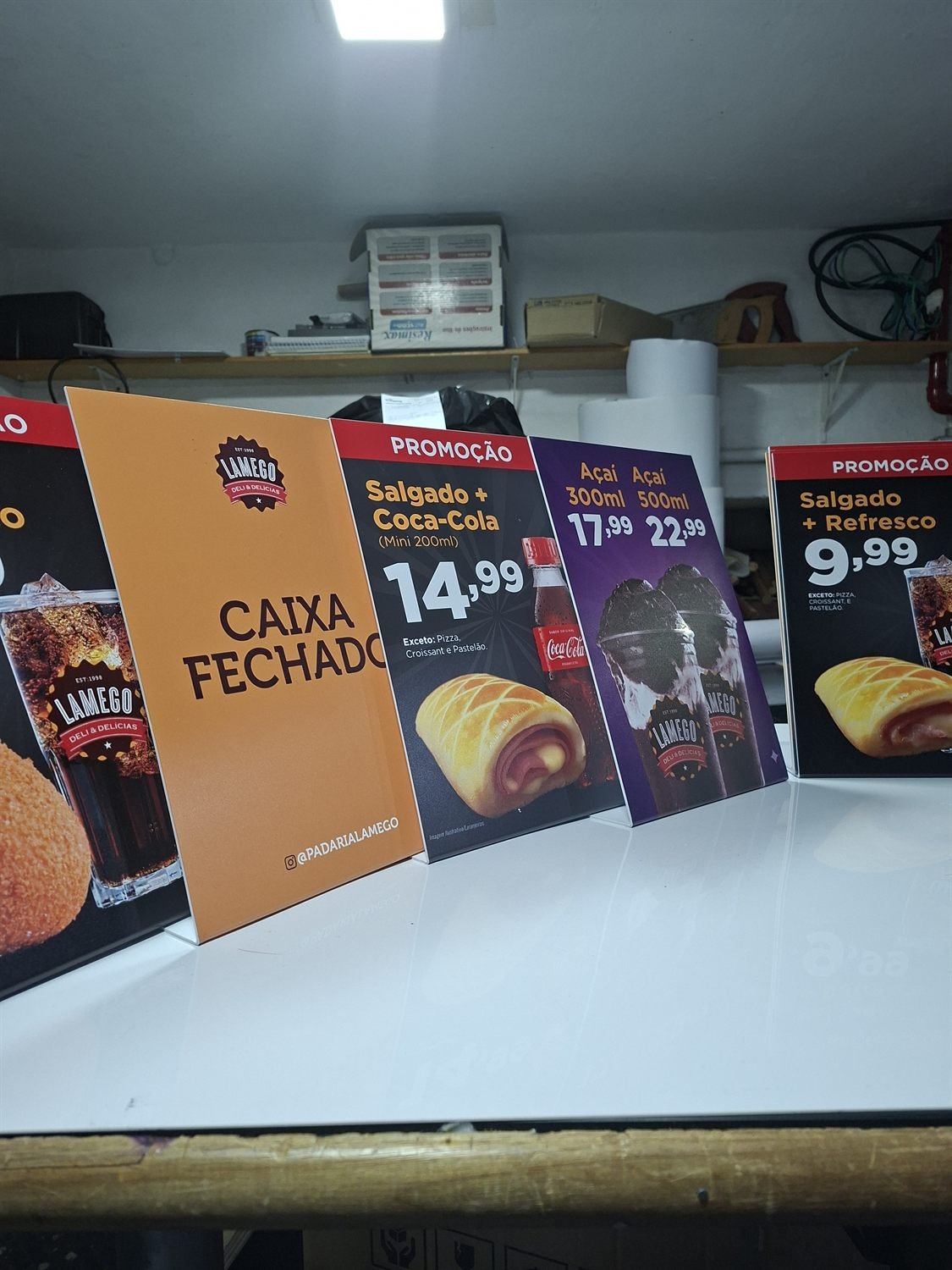 Display de mesa — Trapping
