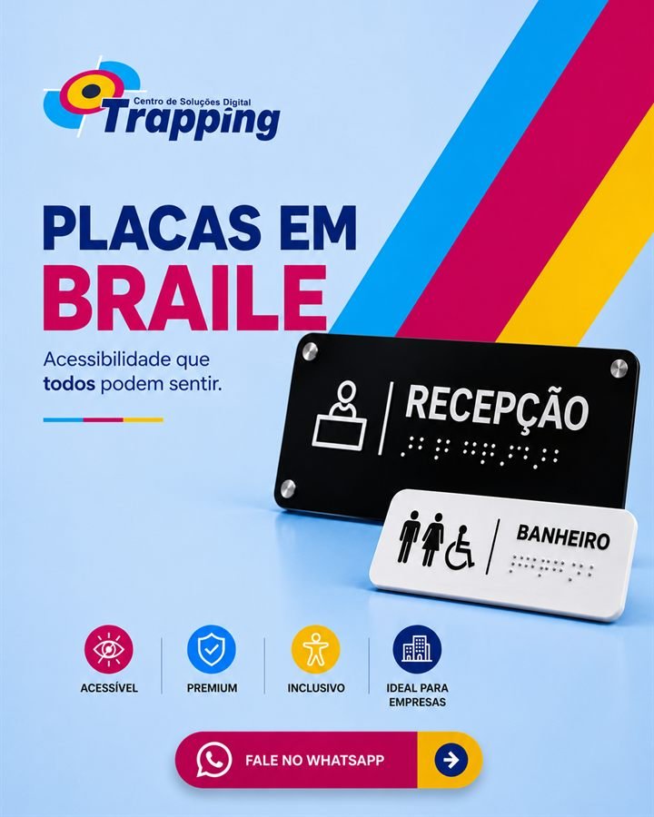 Placas em Braille — Trapping