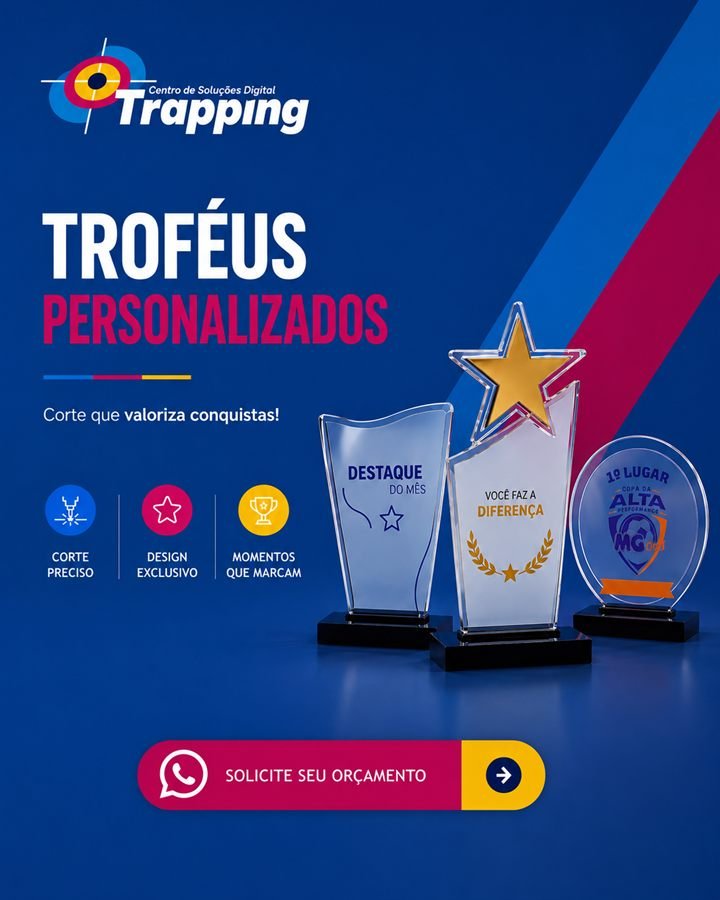Troféus personalizados — Trapping